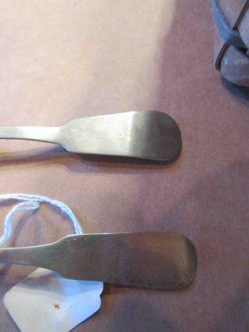 Image for (2) Hallmarked coin silver spoons