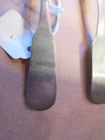 Image for (2) Hallmarked coin silver spoons