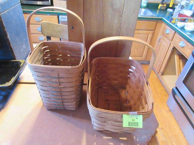 Image for Pair of Longaberger baskets