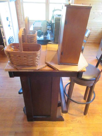 Image for Wood bar island