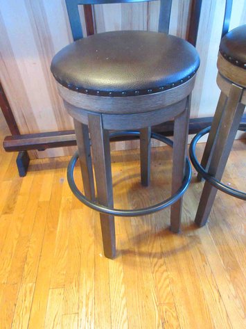 Image for Pair of swivel bar stools