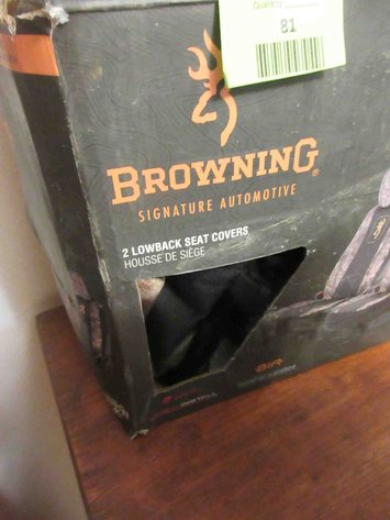 Image for Pair of Browning seat covers