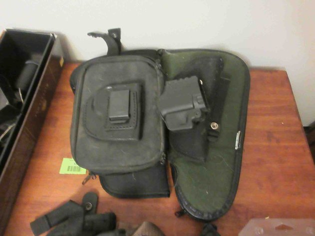Image for Group of pistol holsters and soft cases