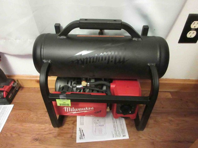 Image for Milwaukee 18V air compressor