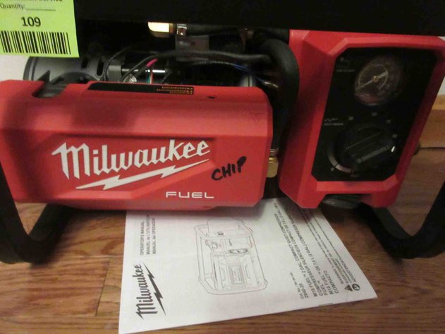 Image for Milwaukee 18V air compressor