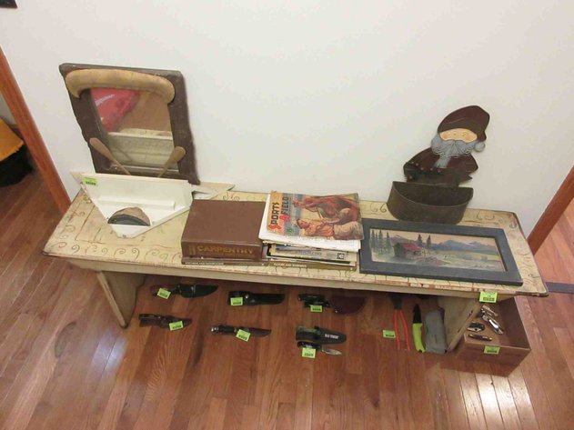 Image for Painted wood bench