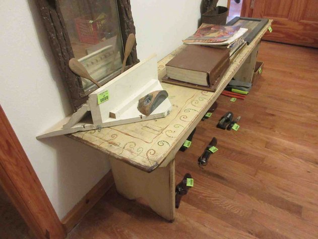 Image for Painted wood bench