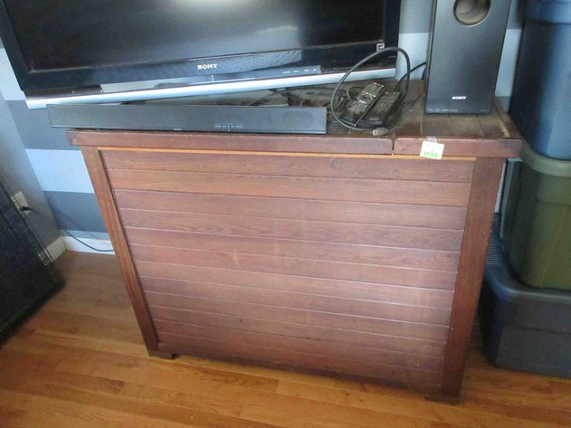 Image for Antique wood incubator cabinet