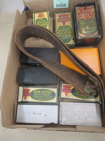 Image for Antique Keen Kutter shaving group