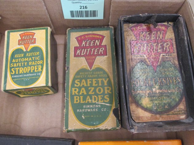 Image for Antique Keen Kutter shaving group