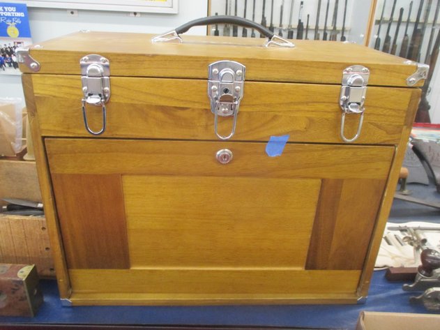 Image for Oak machinist's tool chest