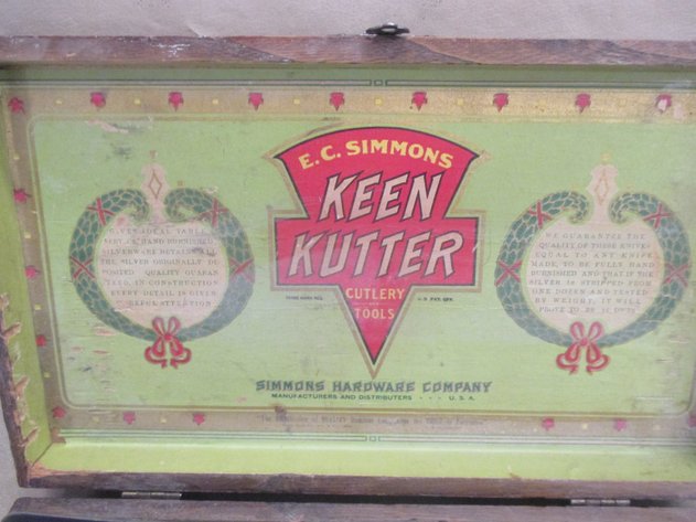 Image for Keen Kutter Simmons Hardware knives and forks in wood case