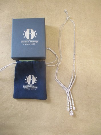 Image for Bradford Exchange rhinestone necklace