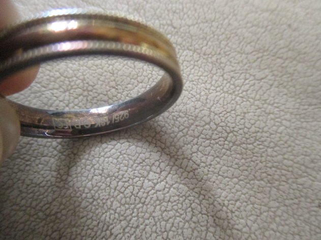 Image for Band ring marked 