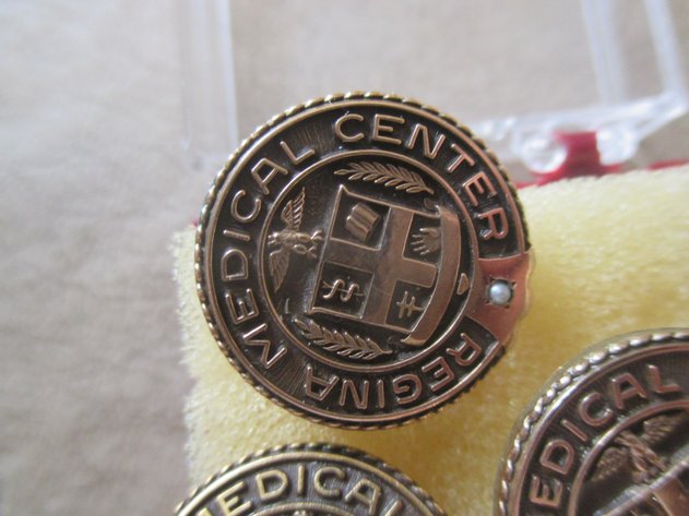 Image for (3) Regina Medical service pins