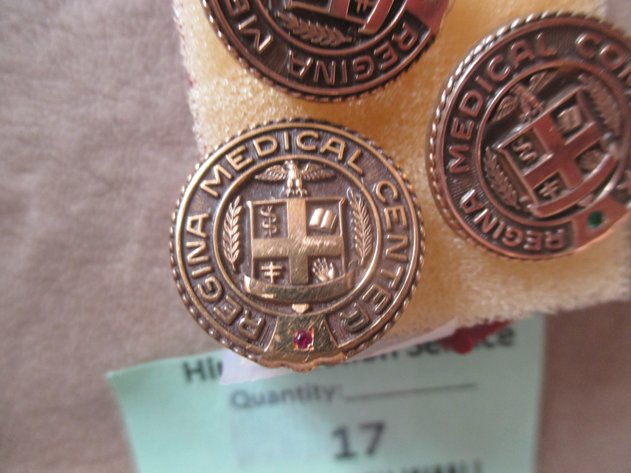 Image for (3) Regina Medical service pins
