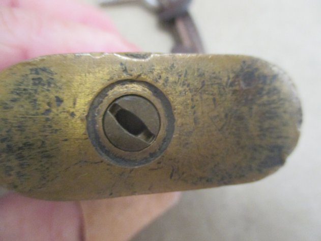 Image for Yale Y & T brass lock with key