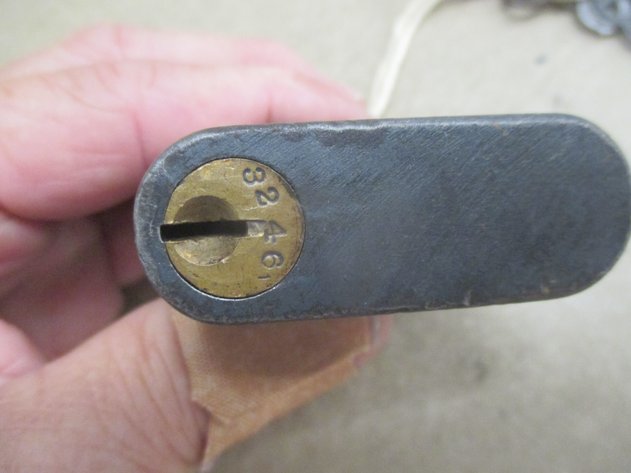 Image for Yale cast iron and brass lock