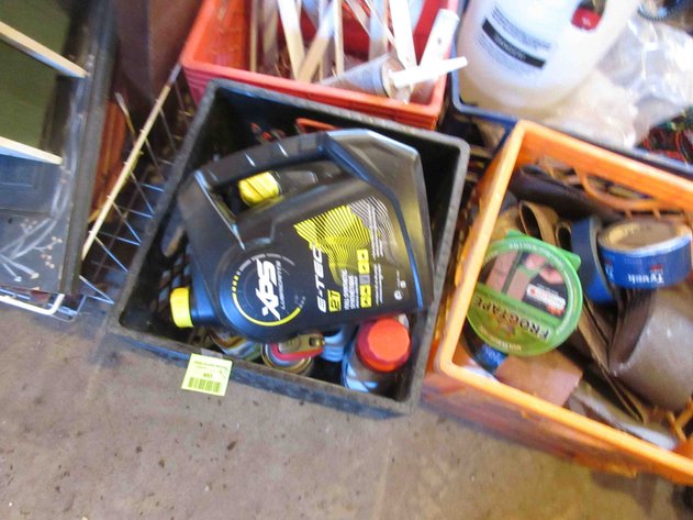 Image for (4) Milk crates with contents