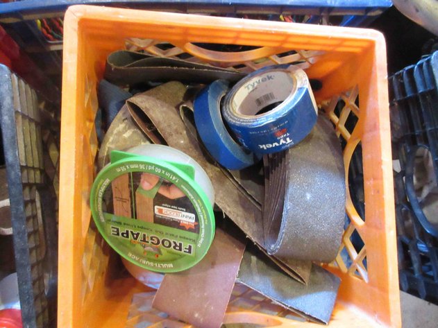 Image for (4) Milk crates with contents