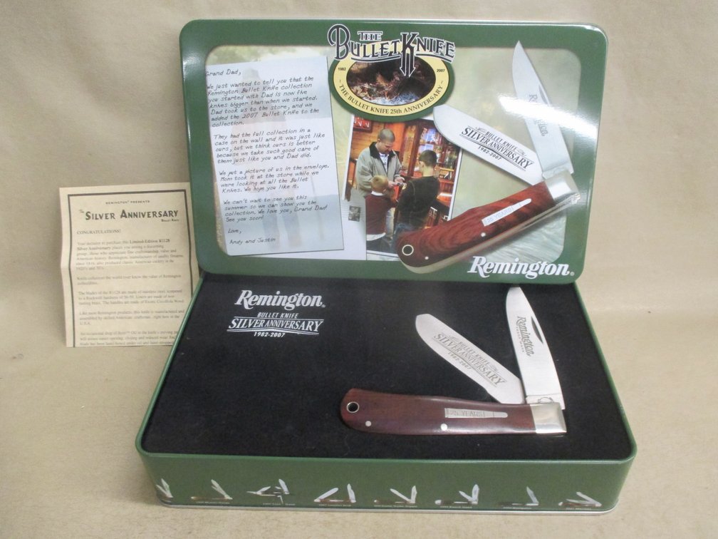 Remington Silver Bullet Anniversary pocket knife
