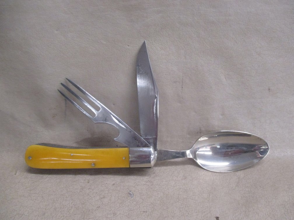 Ka-Bar pocket knife with spoon and fork