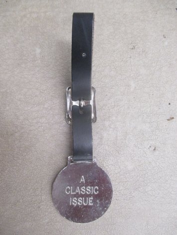 Image for Great Northern Railway enameled watch fob on leather