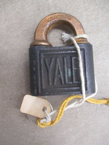 Image for Yale cast iron and brass lock