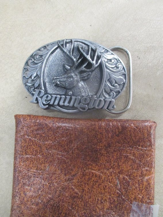 Remington belt buckle