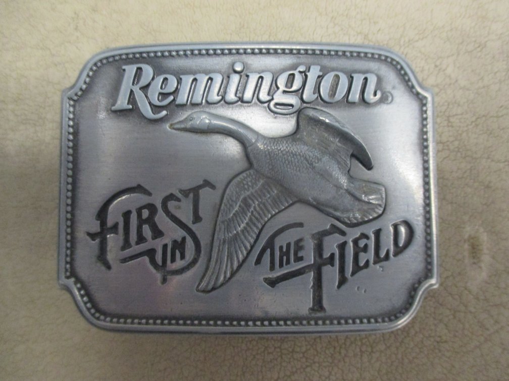 Remington First in the Field belt buckle