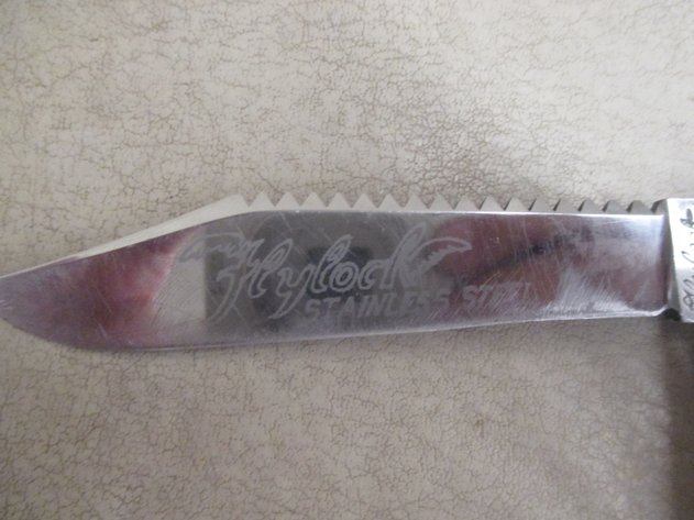 Image for Flylock folding knife with button