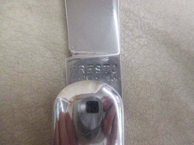 Image for Presto folding knife with button and lock