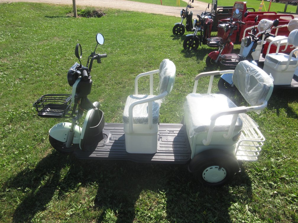 Mini golf cart, light sea green