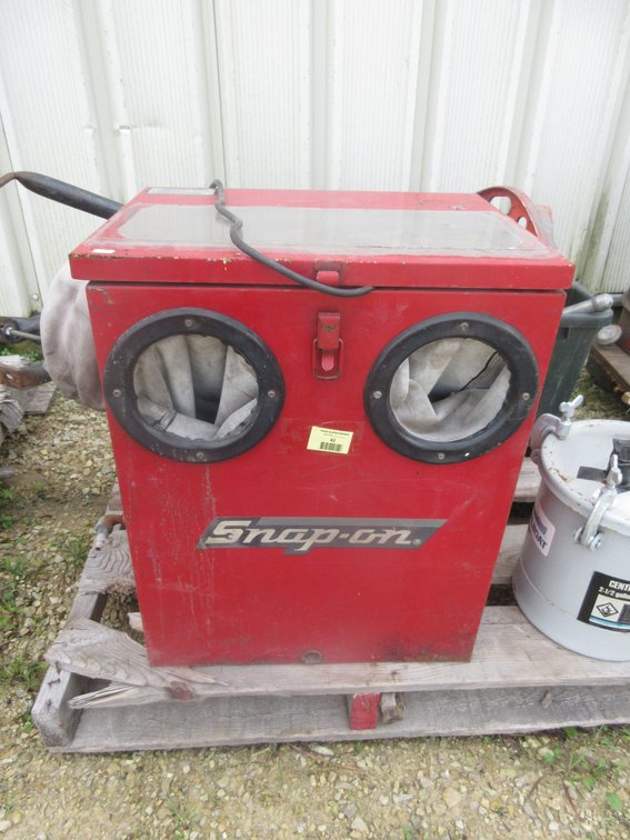 Snap-On sand blaster, electric