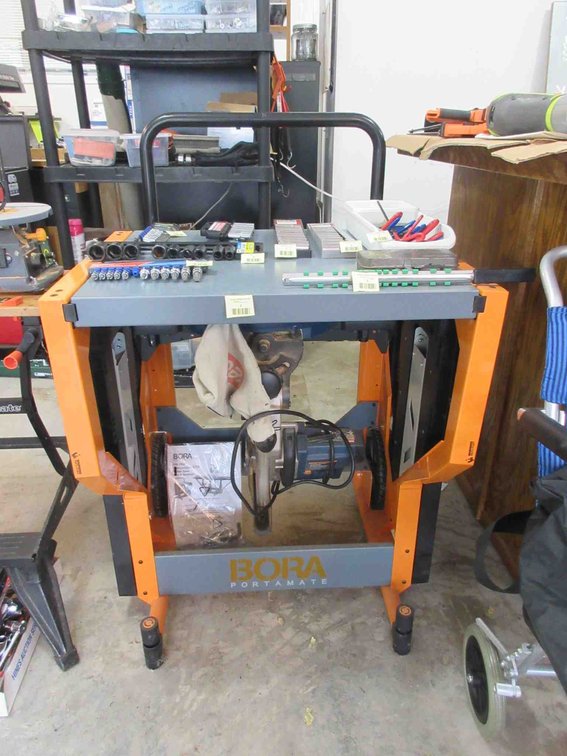 Bora Portamate with Ryobi TS1551 12" compound miter saw