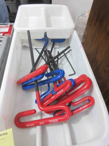 Image for Set of Eklind T-handle hex drivers