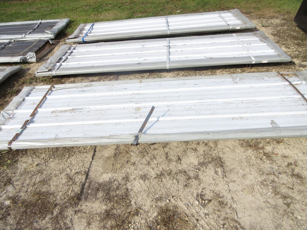 2026 Future (50) pc galvanized steel siding roofing, white