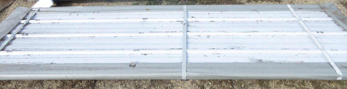 2026 Future (50) pc galvanized steel siding roofing, white