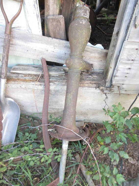 Antique hand pump