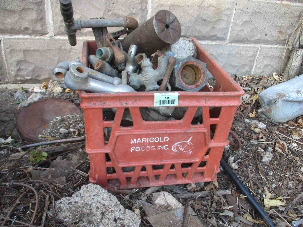 Group of plumbing hardware