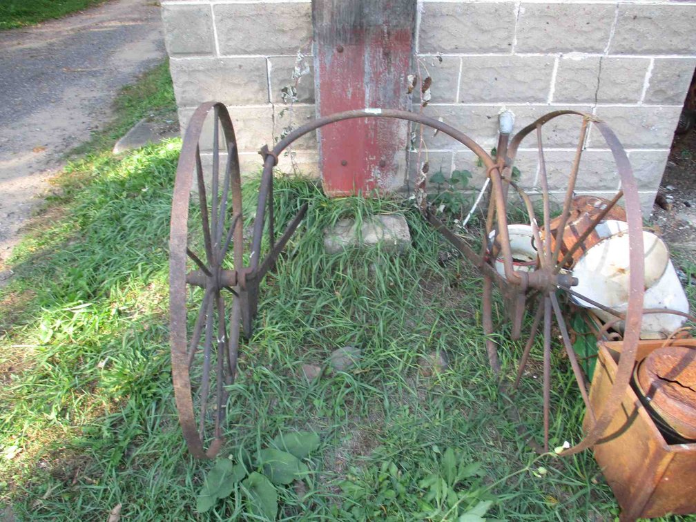 Milk can cart frame