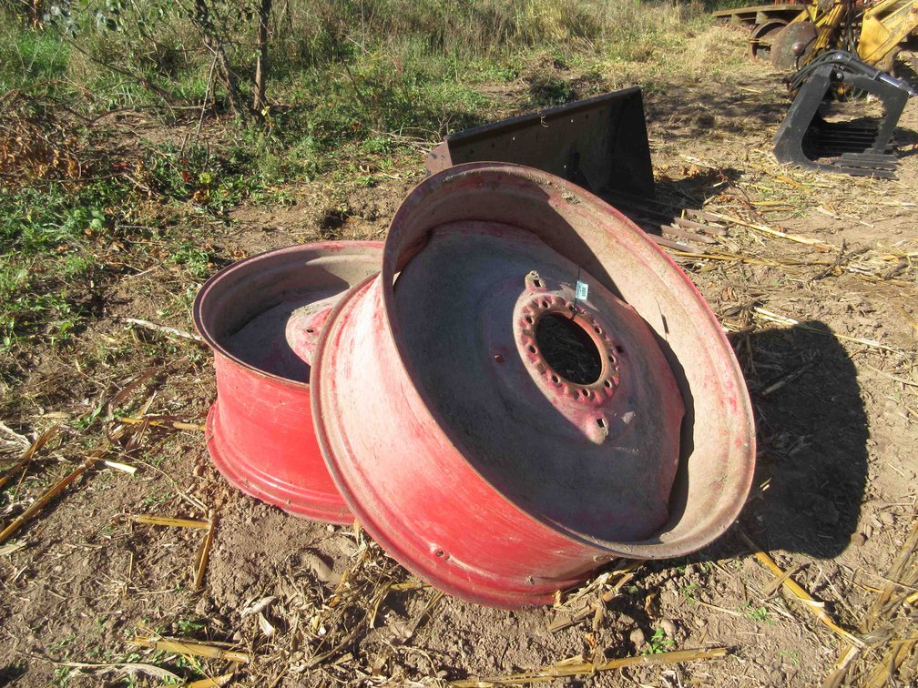 (2) International steel rims