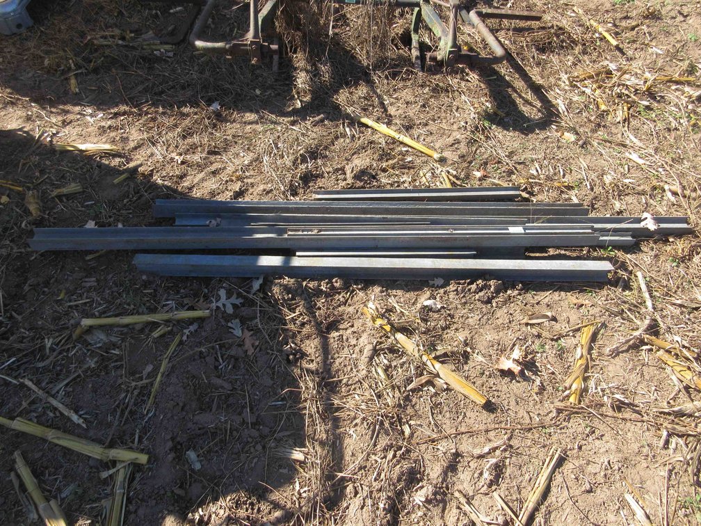 Group of light metal I-beams