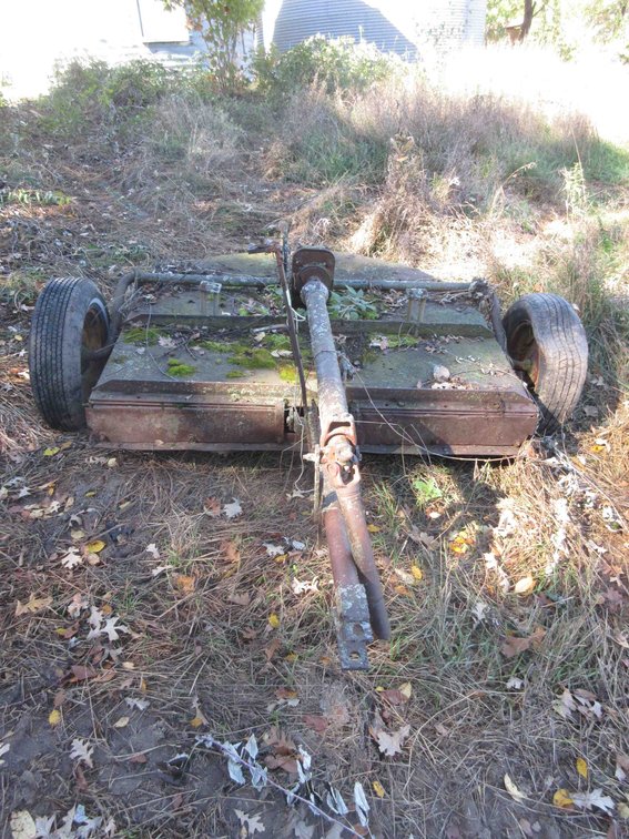 Heavy duty 62" pull type brush mower