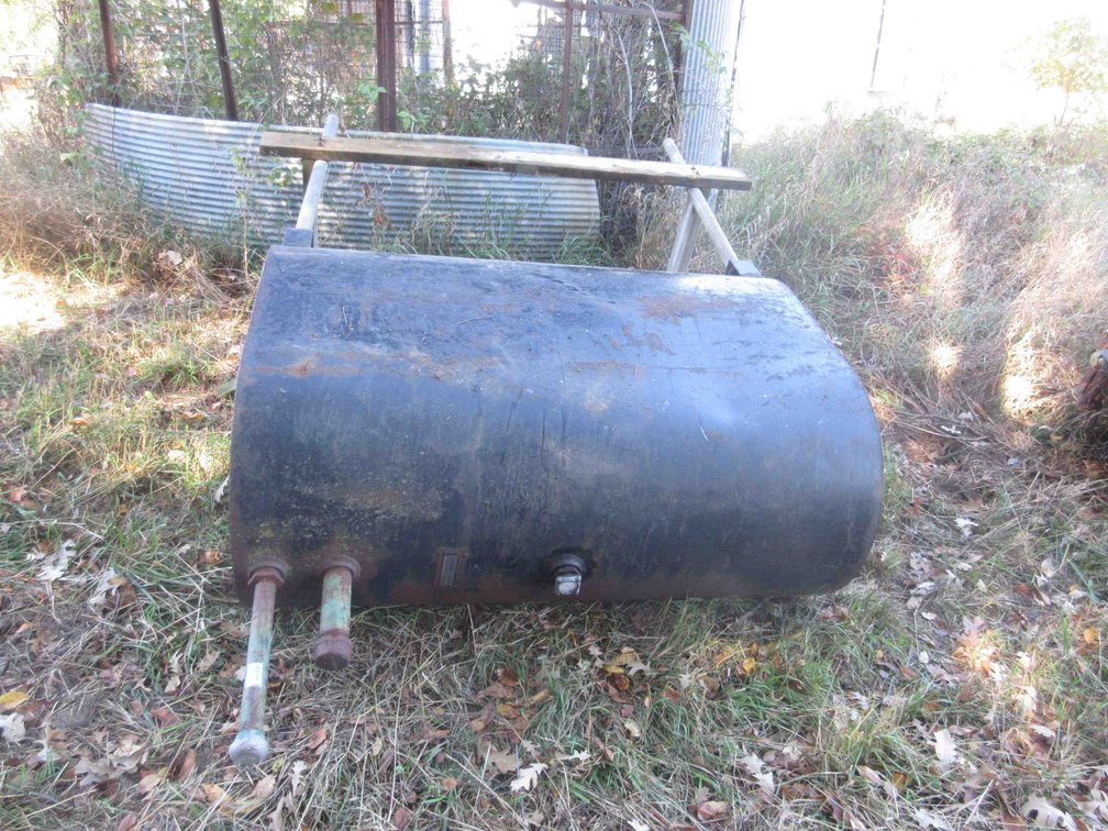 Fuel barrel on stand