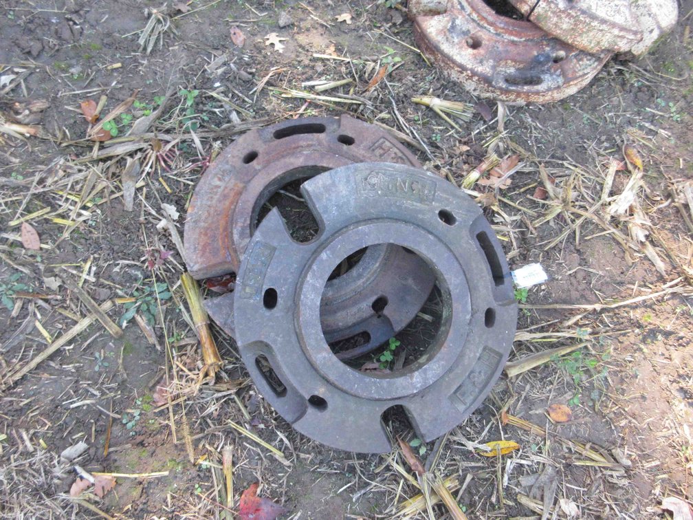 (2) F&H Tractor wheel weights