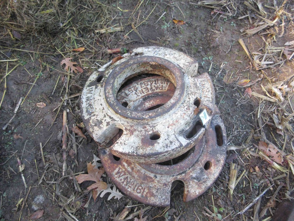 (2) F&H Tractor wheel weights