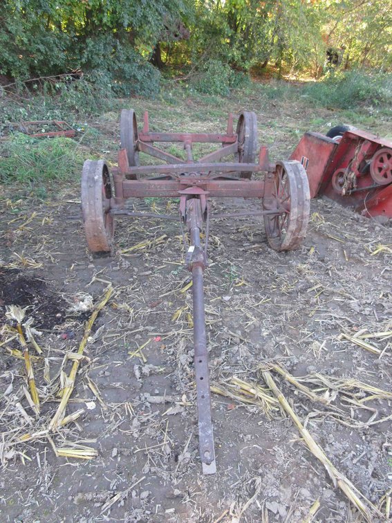Running gear with steel wheels