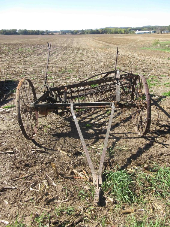 Steel wheel dump trailer