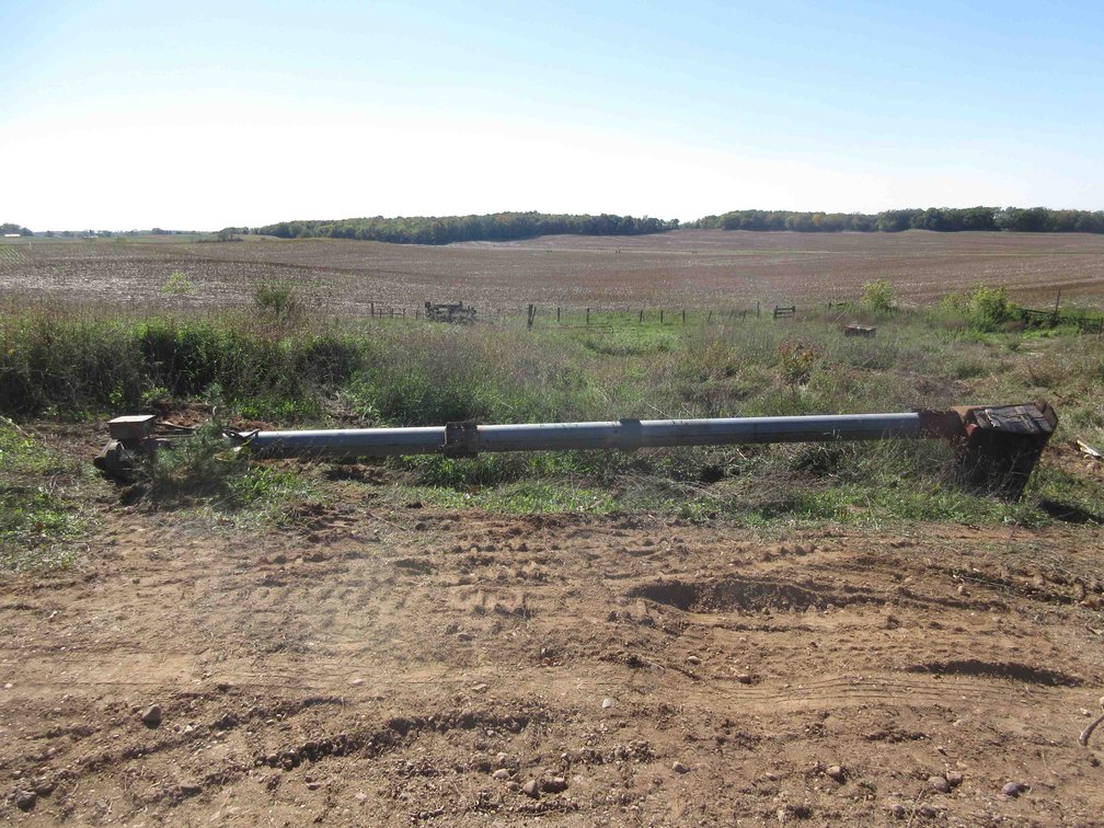 21ft Grain auger with electric motor
